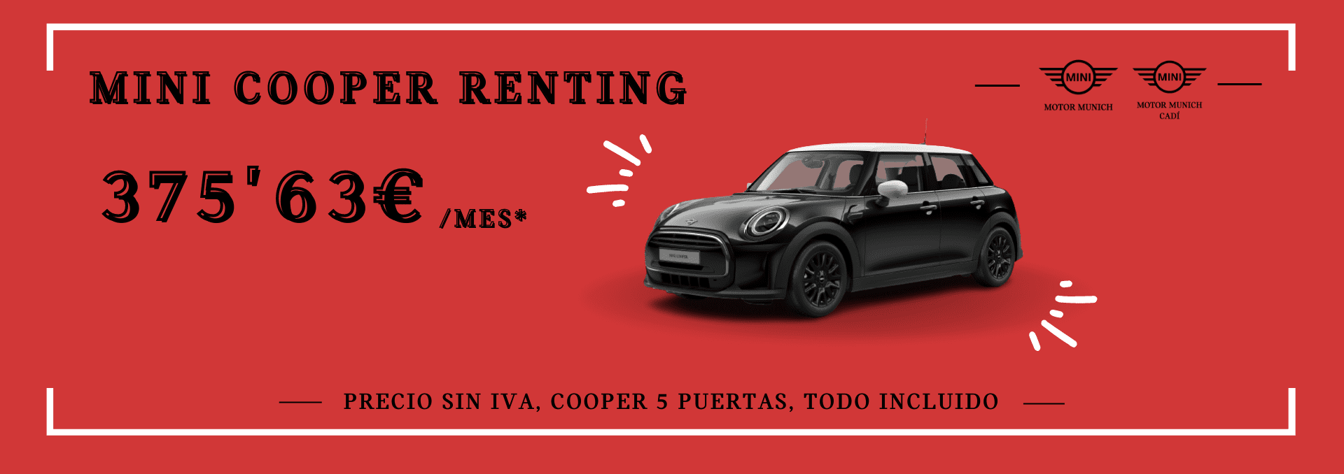 MINI RENTING COOPER 5P MINI RENTING COOPER 5P